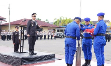 Kapolres Pidie Pimpin Upacara Harkitnas Ke - 117 