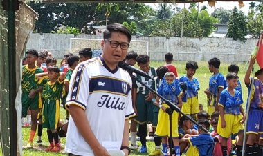 Wakil Wali Kota Buka Turnamen Sepakbola U 12 dan U 13 Pada HUT Ke-16 SSB Elang Biru Langsa