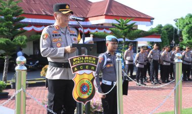 Polres Aceh Utara Gelar Operasi Patuh Seulawah 2025