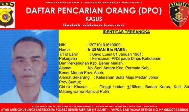 Polres Bener Meriah Masih Memburu Ir Usman, Tersangka Kasus Dugaan Korupsi DBH-CHT