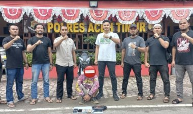 Sat Reskrim Polres Aceh Timur Tangkap Terduga Pelaku Pembunuhan Kurir