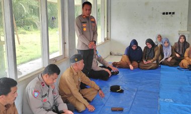 Kapolsek Syamtalira Bayu Sosialisasi Pembinaan Karakter di SMPN 2