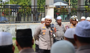 Polres Aceh Timur Amankan Gema Sholawat Untuk Solidaritas Kemerdekaan Palestina