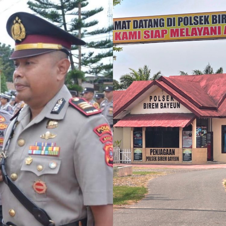 Kapolsek Birem Bayeun Asep Supriyadi, Diduga Alergi Terhadap Wartawan Tidak Mengikuti Pesan Kapolri 
