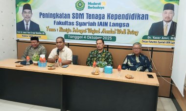 Warek I IAIN Langsa : Jangan Cepat Ngambek dalam Bekerja