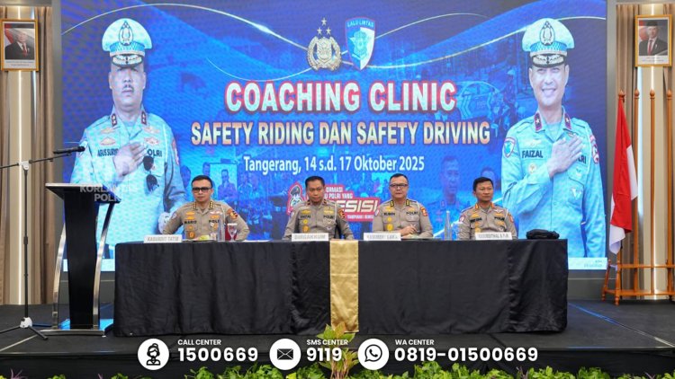 Pelatihan Coaching Clinic Safety Riding dan Safety Driving, Dirgakkum Tingkatkan Kompetensi Profesionalisme dan Humanis Anggota PJR 