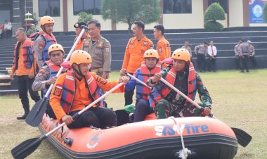 Polres Way Kanan Gelar Apel Kesiapan Tanggap Darurat Bencana Alam 2025