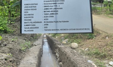 Klarifikasi Kodam Iskandar Muda Terkait Dugaan Proyek Irigasi di Aceh Utara Abaikan Kualitas