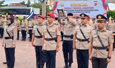 Kapolres Langsa Pimpin Sertijab, Iptu Sirya Iqbal Jabat Kasat Resnarkoba