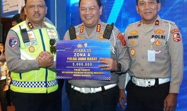 Direktorat Lalu Lintas Polda Jabar Raih Penghargaan dari Korlantas Polri atas Program Polantas Menyapa