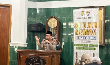 Polda Metro Jaya Gelar “Satu Jam Mengaji” di Masjid Al-Kautsar, Dirbinmas: Masjid Makmur, Kamtibmas Kuat
