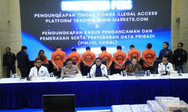 BARESKRIM POLRI BONGKAR 2 APLIKASI PINJOL ILEGAL, 400 KORBAN DIPERAS DAN DIANCAM