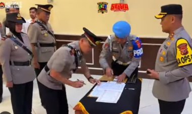 Polres Subang Gelar Sertijab Pejabat Utama dan Kapolsek, Momentum Peningkatan Pelayanan