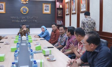 Kakanwil BPN DKI Jakarta Audiensi dengan Wamen ATR/Waka BPN, Perkuat Sinergi Tingkatkan Layanan Pertanahan   