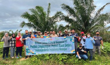 Gotong Royong Bersama, SP-BUN dan Manajemen Kebun Lama Peduli Kebersihan Lingkungan