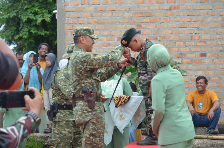 Penutupan TMMD ke-126 Kodim 0427/Way Kanan oleh Pangdam XXI/Radin Inten Mayjen TNI Kristomei Sianturi, S.Sos., M.Si