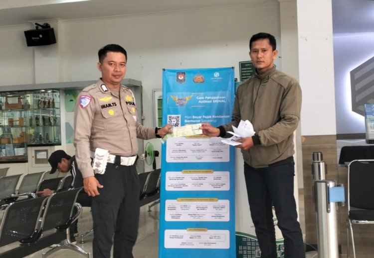"Program Polantas Menyapa" Samsat Sukabumi Berikan Pelayan Humanis Kepada Wajib Pajak