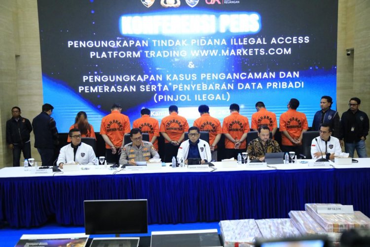 BARESKRIM POLRI BONGKAR 2 APLIKASI PINJOL ILEGAL, 400 KORBAN DIPERAS DAN DIANCAM