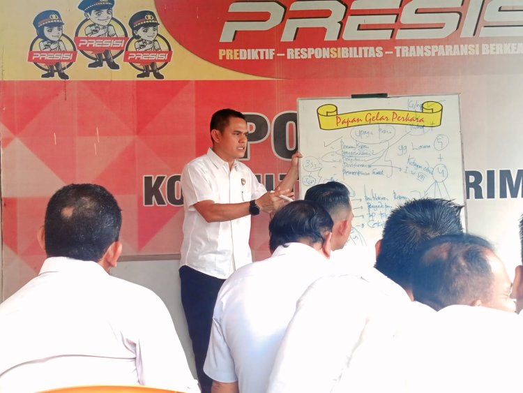 AKP Dr. Bustani Pimpin Kelas Hukum Rutin Satreskrim Lhokseumawe, Fokus KUHP Baru dan Regulasi Terkini