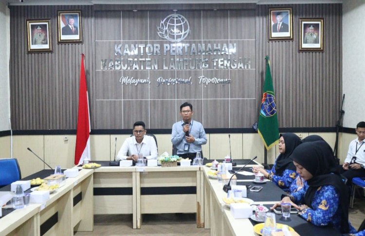 Sosialisasi Produk Bank BRI dan Pembukaan Rekening Bagi Pegawai BPN Lampung Tengah