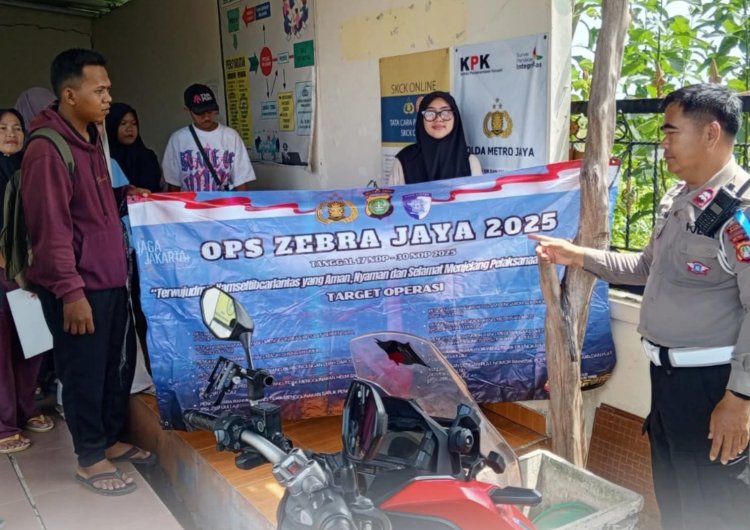 Polres Metro Bekasi Gencarkan Sosialisasi Keselamatan dalam Operasi Zebra Jaya 2025