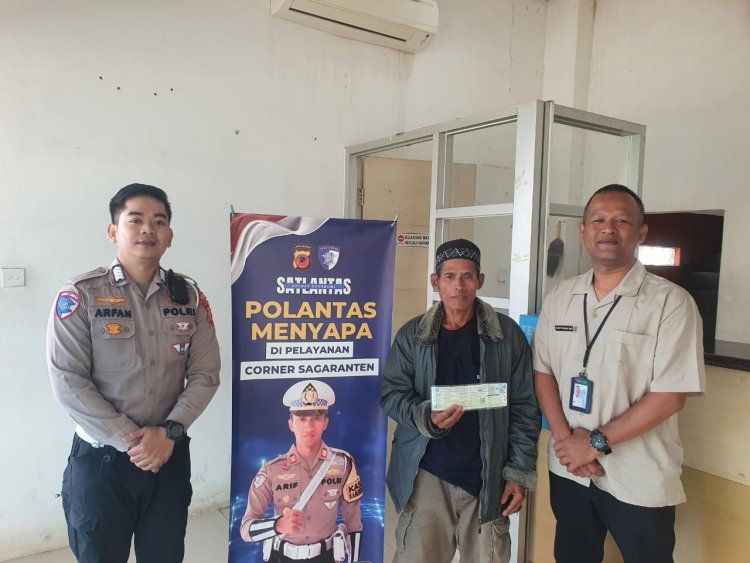 Samsat Cibadak Sukabumi Berikan Pelayanan Dan Inovasi Terbaik di Program Polantas Menyapa