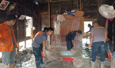 Polda Sumut Percepat Pemulihan Batang Toru: Bersihkan Masjid, Rumah Warga, Dan Buka Akses Sumur Bor