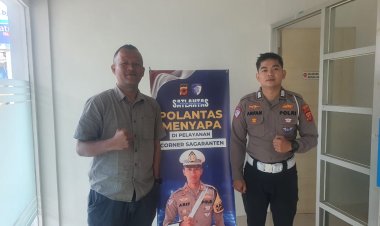 Samsat Kabupaten Sukabumi Terus Berinovasi dan Berikan Layanan Prima Kepada Masyarakat Pada Program "Polantas Menyapa"