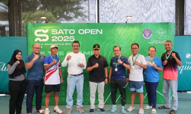 Kementerian ATR/BPN Raih Juara III Bersama pada Turnamen Tenis Antarinstansi SATO Open 2025 Piala Wakil Ketua BPK