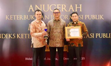 Konsisten Lima Tahun Berturut-turut, Kementerian ATR/BPN Raih Penghargaan Badan Publik Predikat Informatif 2025