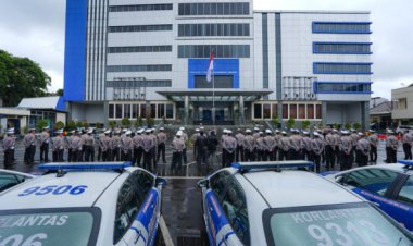Korlantas Polri Melepas Tim Pamatwil Operasi Lilin 2025, Fokus Pengamanan Lalu Lintas Libur Natal-Tahun Baru