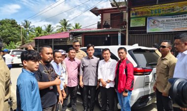 Saat Wapres RI Kunker, Gubernur Sumut Janji akan Cek Langsung ke Lapangan Terkait Aksi Aliansi Masyarakat Penutupan PT Gruti dan PT Teluk Nauli di Kepulauan Batu