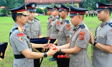 Irjen Pol. Marzuki Ali Basyah Lantik 114 Siswa Diktukba Polri di SPN Polda Aceh