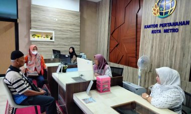 ‎BPN Kota Metro Tetap Buka Pelayanan Pertanahan di Hari Libur Nataru