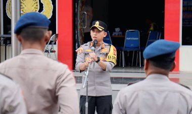 Perkuat Pemulihan Pascabencana, Kapolres Aceh Tengah Sambut 100 Personel BKO Brimob
