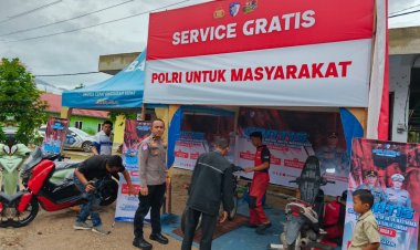 Ringankan Beban Warga, Polri Hadirkan Layanan Servis Kendaraan Gratis di Padang Pariaman