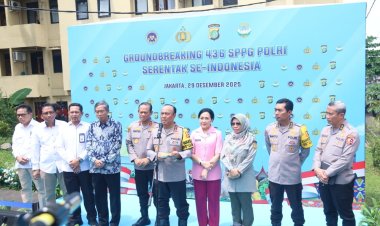 Wakapolri Pimpin Groundbreaking 436 SPPG Serentak, Dukung Program Makan Bergizi Gratis