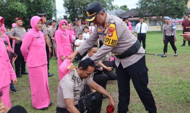 Pimpin Upacara Kenaikan Pangkat Periode 1 Januari 2026, AKBP Adanan Bangga Menjadi Kapolres Way Kanan