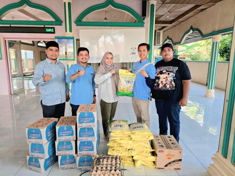 Pj Geuchik Gampong Baro Terima Bantuan Logistik dari KNPI Kota Langsa untuk Penguatan Pangan