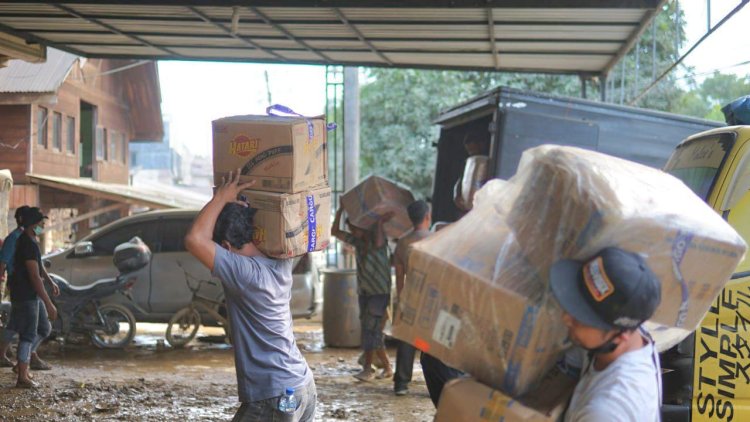 Polda Aceh Pastikan Bantuan Besar Sudah Tiba dan Mulai Disalurkan ke Korban Banjir