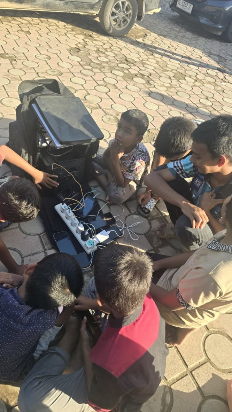 Bidang TIK Polda Aceh Hadirkan Wontech WiFi Polri di Masjid Jamik Kuta Blang Bireuen