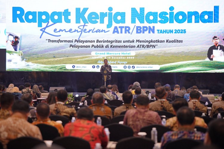 Resmi Ditutup, Sekjen ATR/BPN Ingin Rakernas 2025 Jadi Momentum Tata Ulang Fondasi Pelayanan yang Lebih Baik