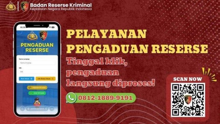 Aplikasi Pelayanan Pengaduan Reserse Resmi Diluncurkan: Masyarakat Kini Bisa Mengadu Lebih Cepat, Mudah, dan Terintegrasi