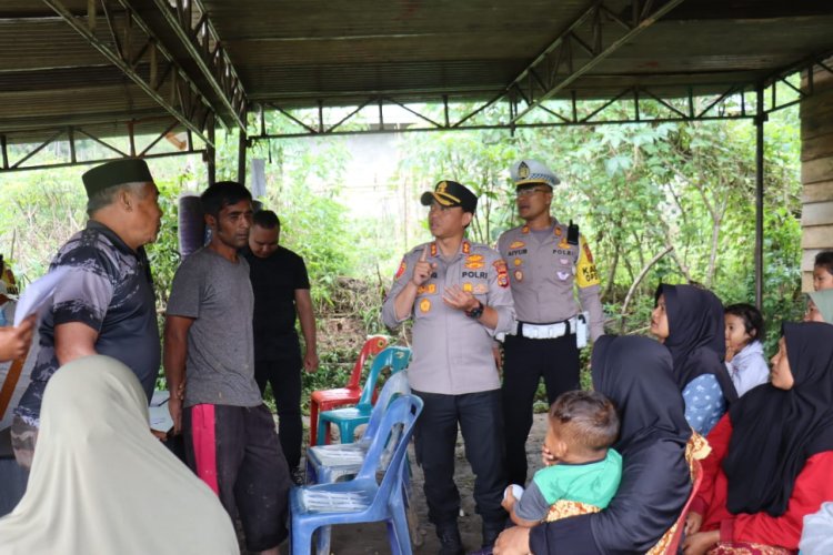 Kapolres Aceh Tengah Salurkan Bantuan Kemanusiaan Alumni AKPOL 2009A Ananta Hira untuk Korban Bencana