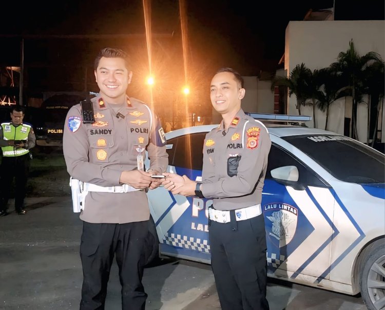 Satlantas Polres Aceh Utara Terima Bantuan Mobil Patroli dari Korlantas Polri untuk Respons Bencana
