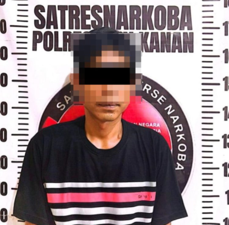 Diduga Edarkan Sabu 10,70 Gram dan ekstasi 1,13 Gram, Seorang Pria Asal Negara Batin Dibekuk Polisi