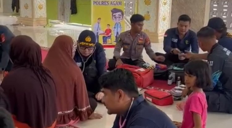 Polri Gelar Bakti Kesehatan di Sumbar untuk 222 Orang