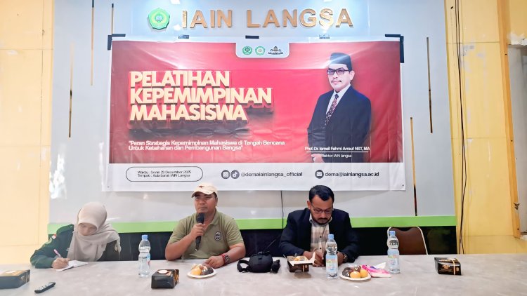 Warek I IAIN Langsa : Organisasi Sarana Paling Tepat Belajar Kepemimpinan