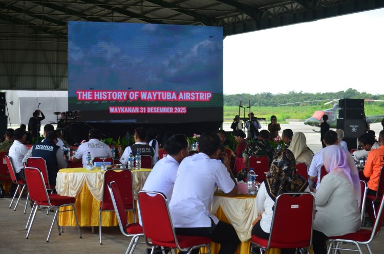 Dandim 0427/Way Kanan Sambut Kedatangan Jenderal TNI (Purn) A.M. Hendropriyono di Way Tuba