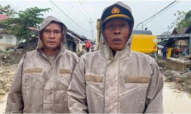 Hujan Lebat Picu Longsor di Agam, Polsek Tanjung Raya Siaga di Lokasi Bencana